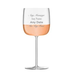 Personalised Borough Wine Glass