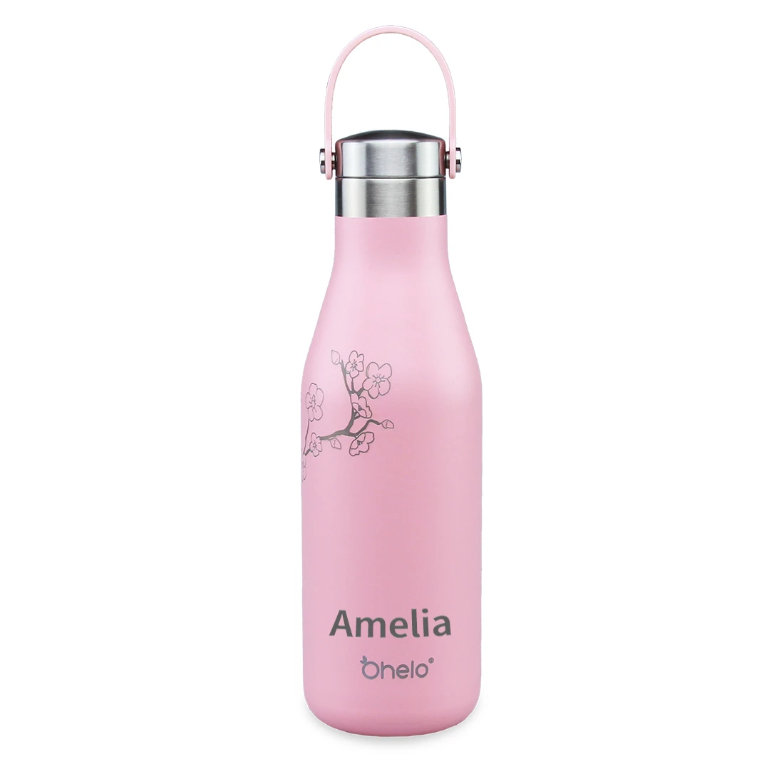 Ohelo Personalised Bottle – Pink Blossom 3 Ohelo Personalised Bottle – Pink Blossom