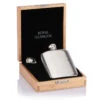 Royal Selangor Presentation Hip Flask – Light Wood -Fashion Accessories boxed selangor hip flask light