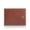 Dupont Line D Leather Wallet – Brown -Fashion Accessories brown wallet front dupont