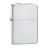 Solid Sterling Silver Brushed Zippo Lighter