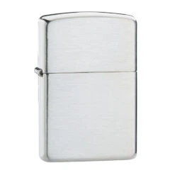 Solid Sterling Silver Brushed Zippo Lighter