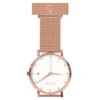 Coluri Rose Mesh Nurse Watch – White Dial -Fashion Accessories coluri rose mesh nurse fob white dial