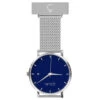 Coluri Silver Mesh Nurse Watch – Blue -Fashion Accessories coluri silver mesh nurse fob blue dial