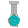 Coluri Silver Mesh Nurse Watch – Green Dial -Fashion Accessories coluri silver mesh nurse fob green dial