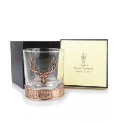 Personalised Copper Stag Head Whisky Glass -Fashion Accessories copper stag whiskey glass english pewter company scaled 1