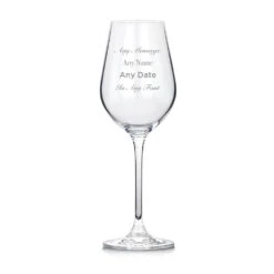 Personalised Crystalite Wine Glass