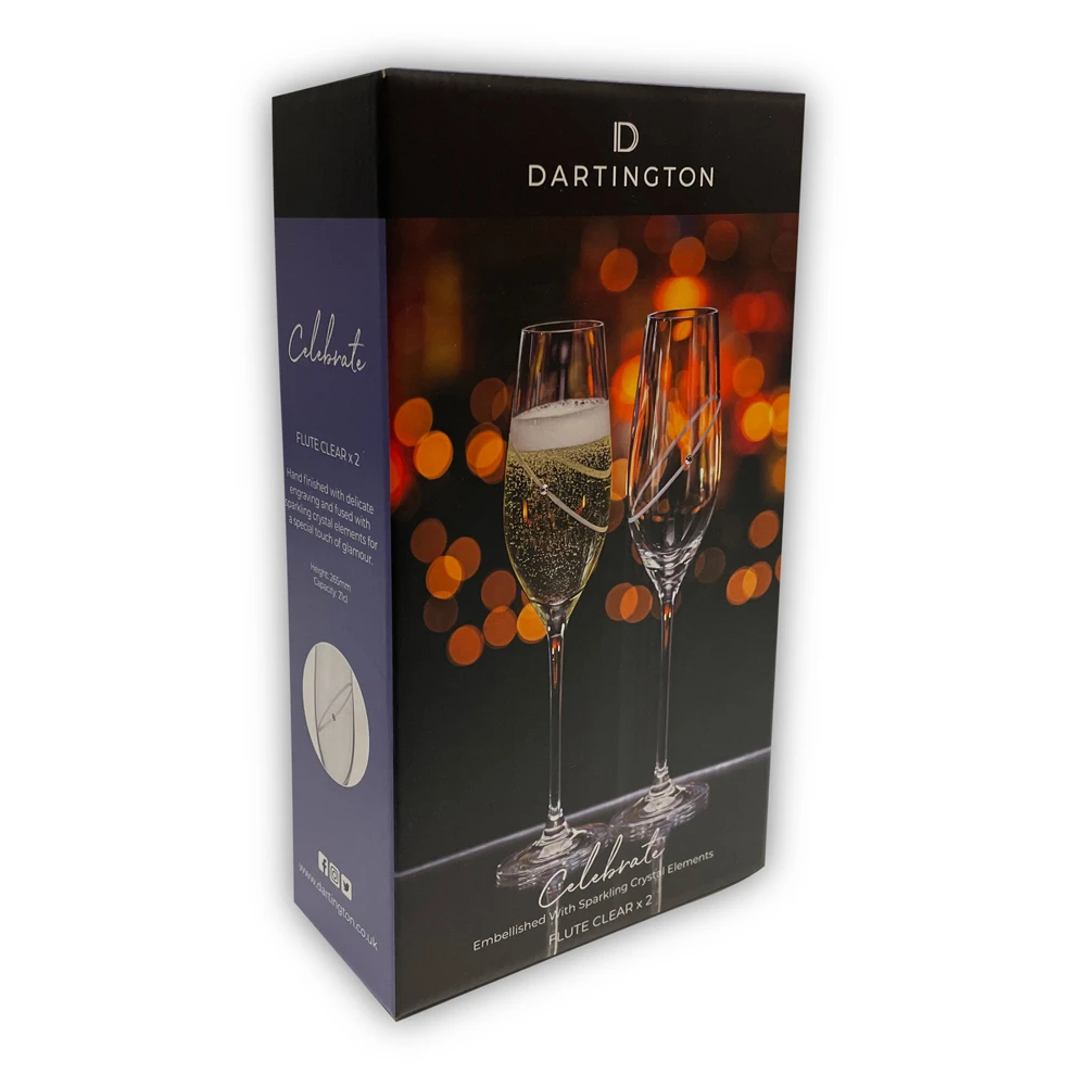 Dartington Gold Celebration Champagne Flutes – Set Of 2 5 Dartington Gold Celebration Champagne Flutes – Set Of 2 - Image 3