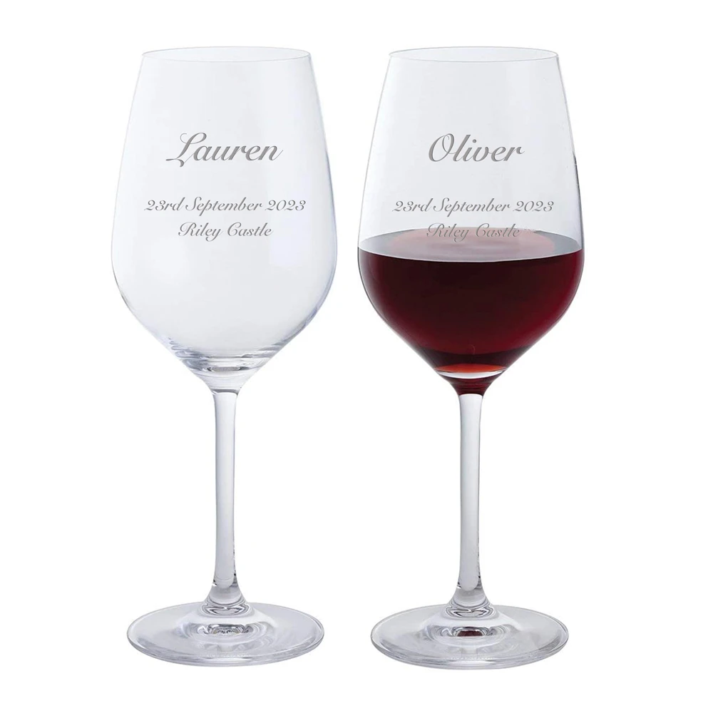 Dartington Wine Named Glasses – Set Of 2 3 Dartington Wine Named Glasses – Set Of 2