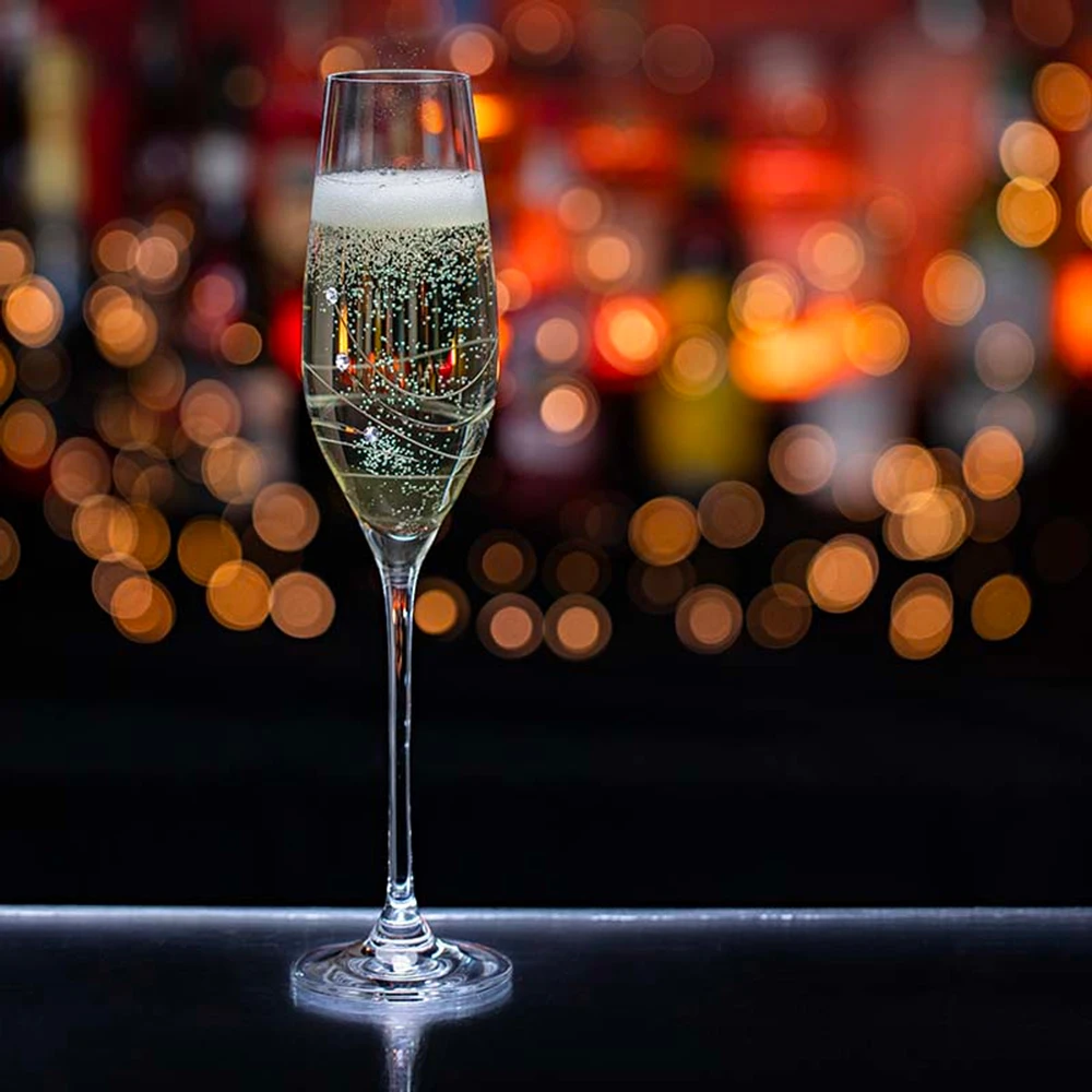 Glitz Champagne Flute With Swarovski® Crystals 4 Glitz Champagne Flute With Swarovski® Crystals - Image 2