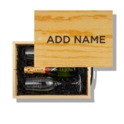 Mini Moet Champagne & Engraved Double Flute -Fashion Accessories double flute