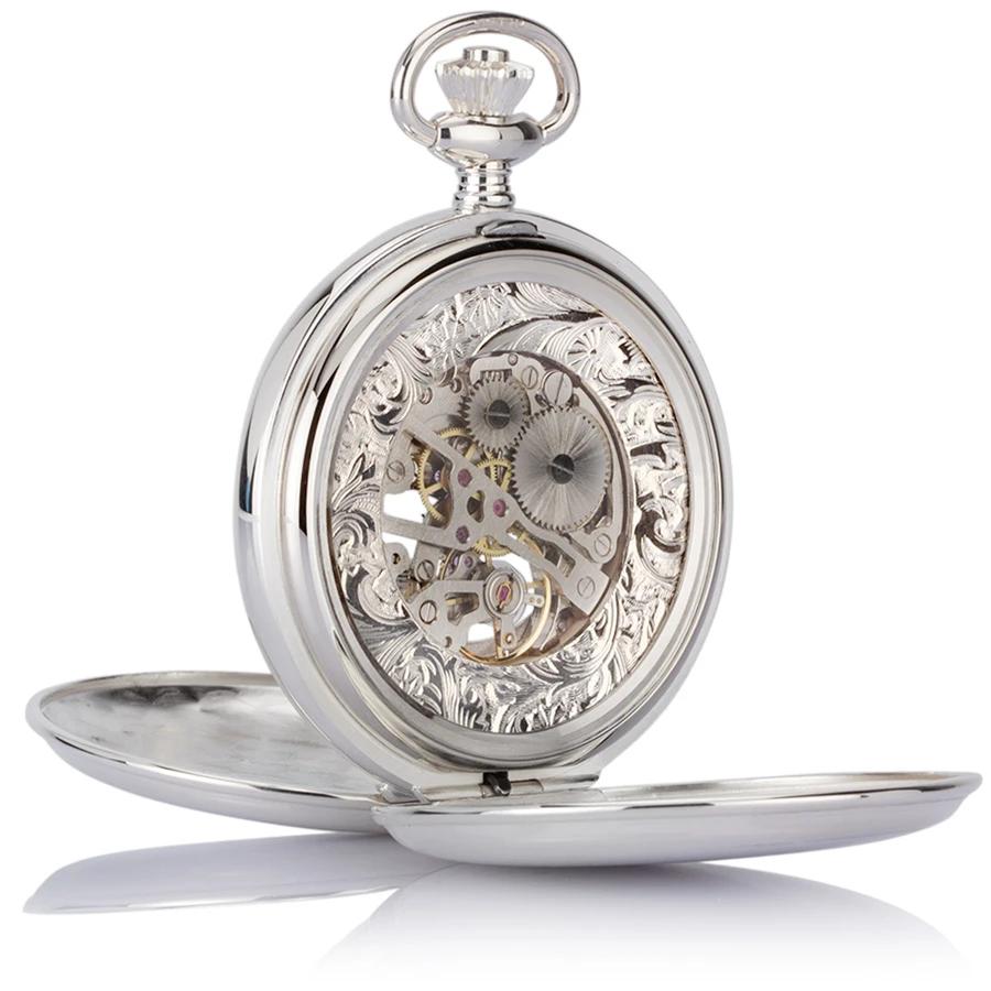Hallmarked Solid Silver Pocket Watch – Full Hunter 6 Hallmarked Solid Silver Pocket Watch – Full Hunter - Image 4