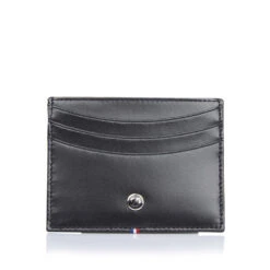 Dupont Leather Card Holder – Black