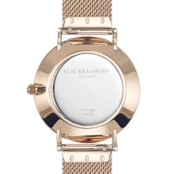 Oxford Mesh Strap Ladies Watch – Black Dial 9 Oxford Mesh Strap Ladies Watch – Black Dial -Fashion Accessories elie beaumont gold mesh watch engraved 2