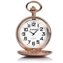 Rose Gold Personalised Pocket Watch