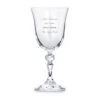 Facetted Personalised Wine Goblet -Fashion Accessories facetted wine glass engraving preview