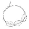 Family Name Personalised Bracelet – Silver