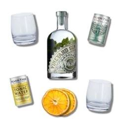 Gin & Tonic Hamper With Engraved Tumblers -Fashion Accessories gin box gift set