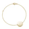 Disc Chain Personalised Bracelet – Gold -Fashion Accessories gold disc personalised bracelet