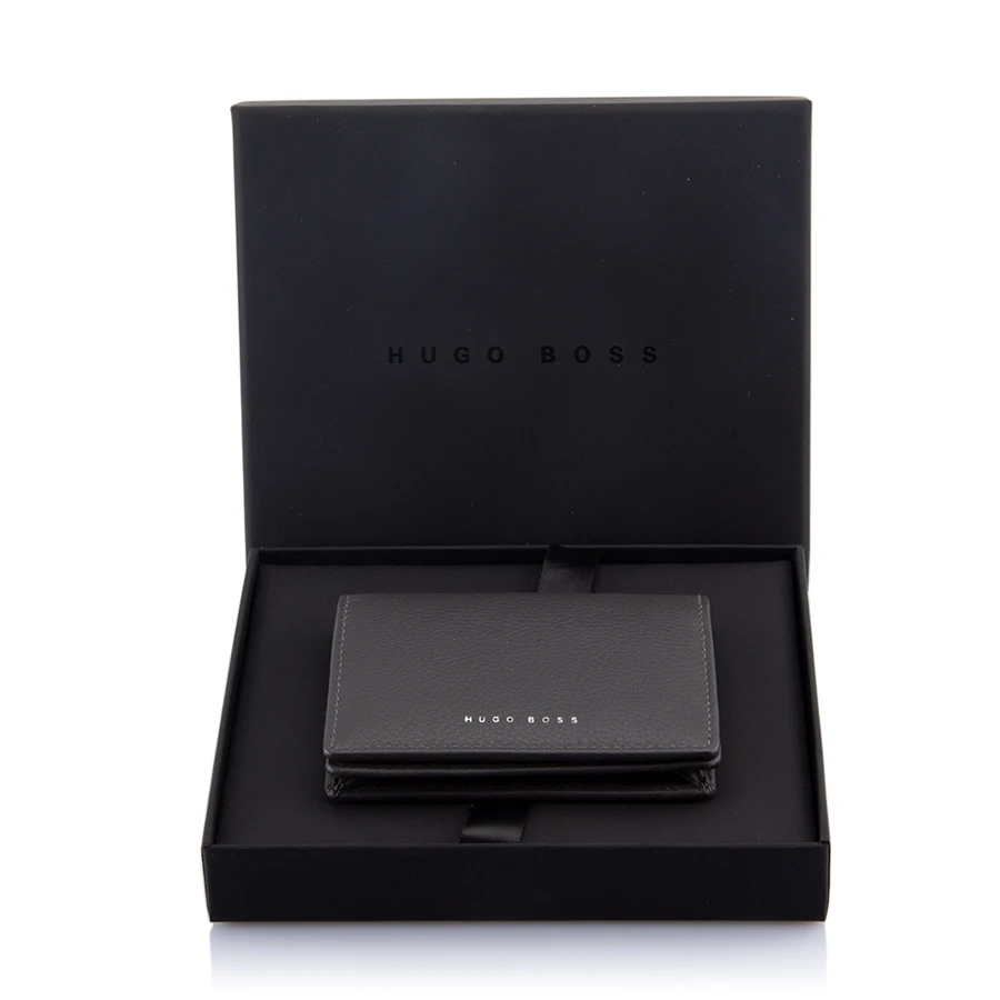 Hugo Boss Personalised Cardholder – Grey 5 Hugo Boss Personalised Cardholder – Grey - Image 3