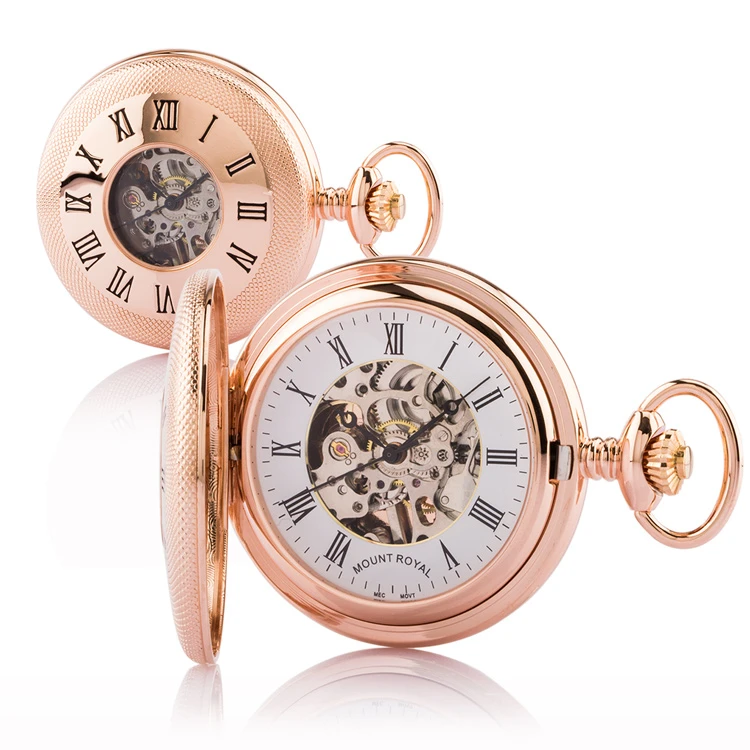 Rose Gold Pocket Watch 3 Rose Gold Pocket Watch