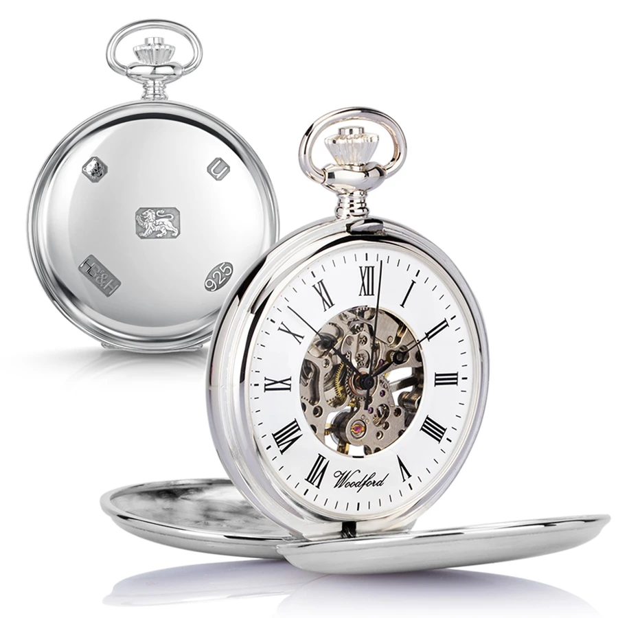 Hallmarked Solid Silver Pocket Watch – Full Hunter 3 Hallmarked Solid Silver Pocket Watch – Full Hunter
