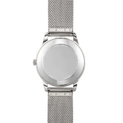 Moon-Phase Pearl Ladies Engraved Watch – Steel 9 Moon-Phase Pearl Ladies Engraved Watch – Steel -Fashion Accessories henry ladies mesh strap watch reverse silver
