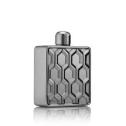 Hexagon Pewter Personalised Hip Flask