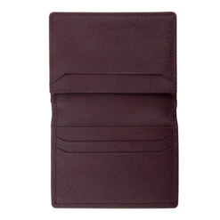 Hugo Boss Personalised Cardholder – Burgundy -Fashion Accessories hugo boss burgundy interior wallet