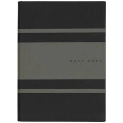 Hugo Boss Gear Lined Notebook – Khaki A5