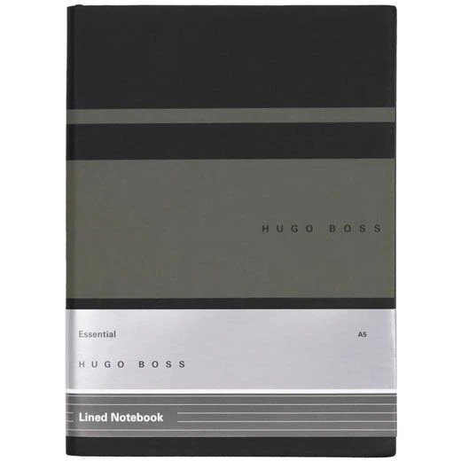 Hugo Boss Gear Lined Notebook – Khaki A5 5 Hugo Boss Gear Lined Notebook – Khaki A5 - Image 3