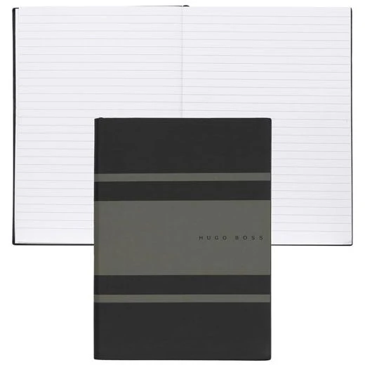 Hugo Boss Gear Lined Notebook – Khaki A5 4 Hugo Boss Gear Lined Notebook – Khaki A5 - Image 2