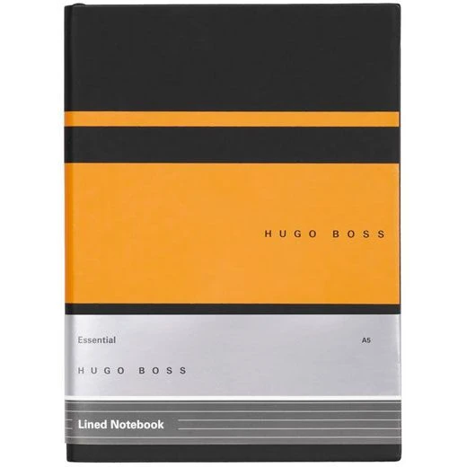 Hugo Boss Gear Lined Notebook – Yellow A5 5 Hugo Boss Gear Lined Notebook – Yellow A5 - Image 3