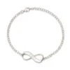 Infinity Personalised Bracelet -Silver -Fashion Accessories infinity bracelet silver hero