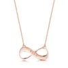 Infinity Personalised Necklace – Rose Gold
