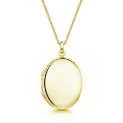 Large Oval Locket – Gold