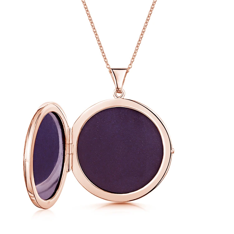 Large Tree Of Life Personalised Locket – Rose Gold 4 Large Tree Of Life Personalised Locket – Rose Gold - Image 2