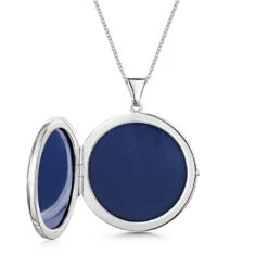 Large Tree Of Life Personalised Locket – Silver 16 Large Tree Of Life Personalised Locket – Silver -Fashion Accessories large tree of life engraved locket silver open