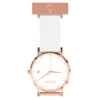 Coluri Silicone Fob Nurses Watch -Fashion Accessories leather strap white nurse watch 1