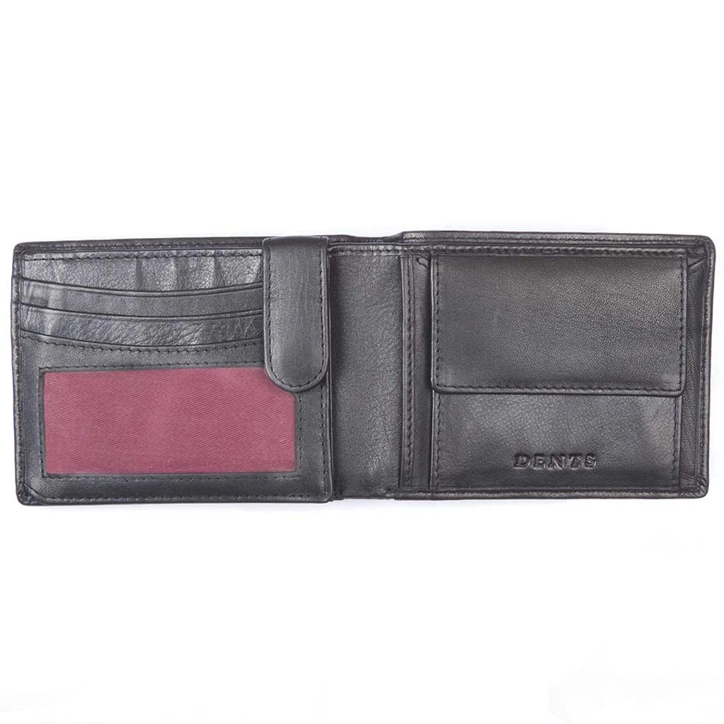 Smooth Leather Trifold Wallet – Black 4 Smooth Leather Trifold Wallet – Black - Image 2