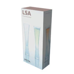Moya Champagne Flutes – Set Of 2 -Fashion Accessories lsa moya champagne flutes hero box