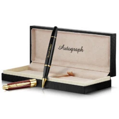 Mahogany Engraved Pen – Rollerball -Fashion Accessories mahogany engraved lid box