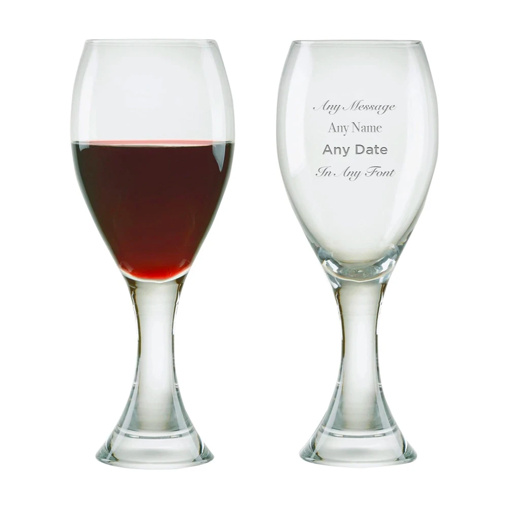 Manhattan Personalised Wine Glasses – Set Of 2 3 Manhattan Personalised Wine Glasses – Set Of 2