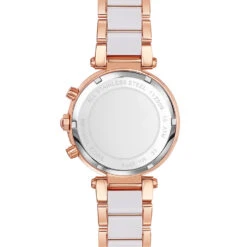 Ladies Michael Kors Parker Chronograph Watch -Fashion Accessories michael kors ladies watch rose gold ceramic back