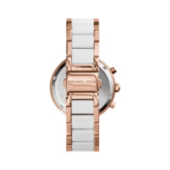 Ladies Michael Kors Parker Chronograph Watch -Fashion Accessories michael kors ladies watch rose gold ceramic reverse