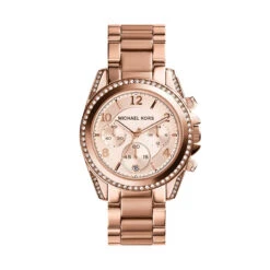 Ladies Michael Kors Chronograph Rose Gold Watch