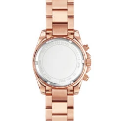 Ladies Michael Kors Chronograph Rose Gold Watch 12 Ladies Michael Kors Chronograph Rose Gold Watch -Fashion Accessories michael kors ladies watch rose gold small back