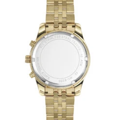 Michael Kors Extra Large Gold Mens Engraved Watch -Fashion Accessories michael kors mens gold watch reverse