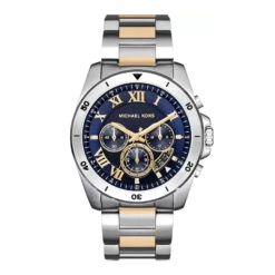 Michael Kors Oversized Steel Mens Engraved Watch