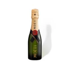 Mini Moet Champagne & Engraved Double Flute -Fashion Accessories mini moet